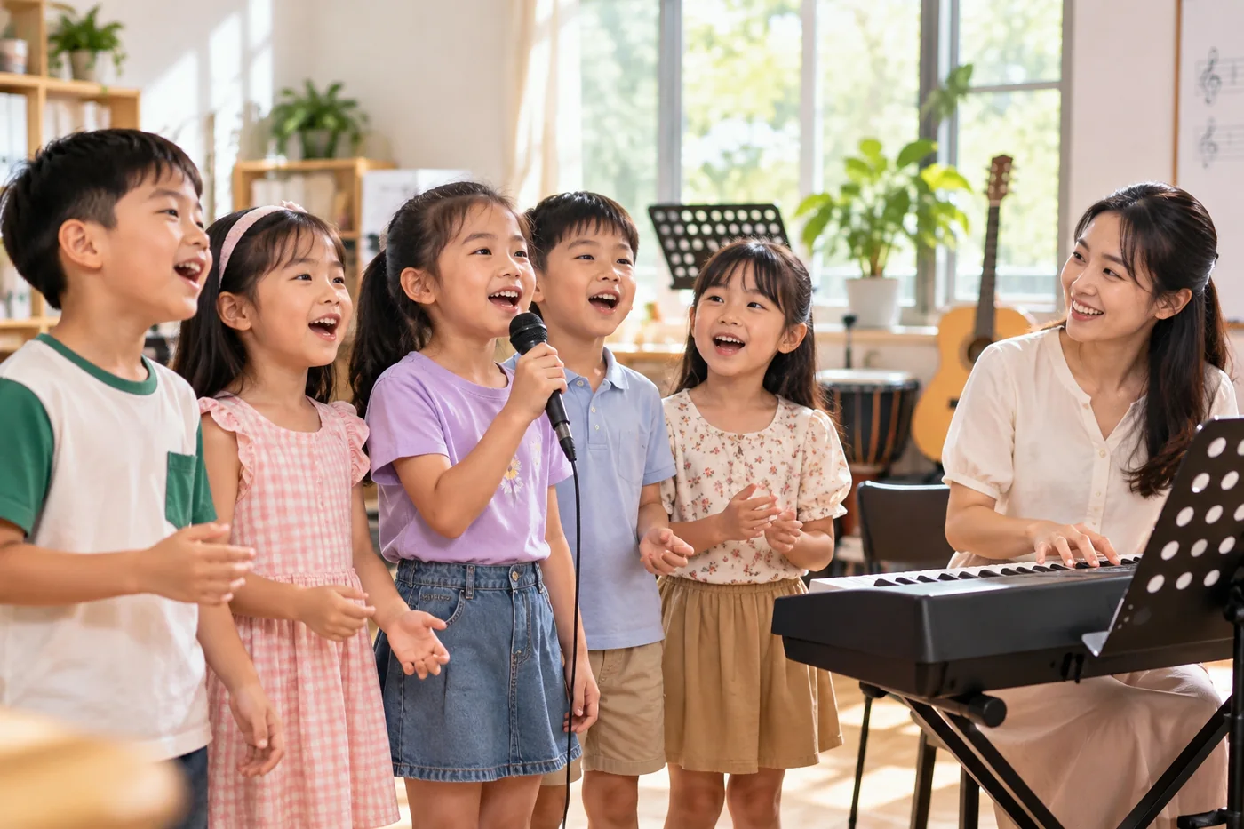 Lớp thanh nhạc thiếu nhi