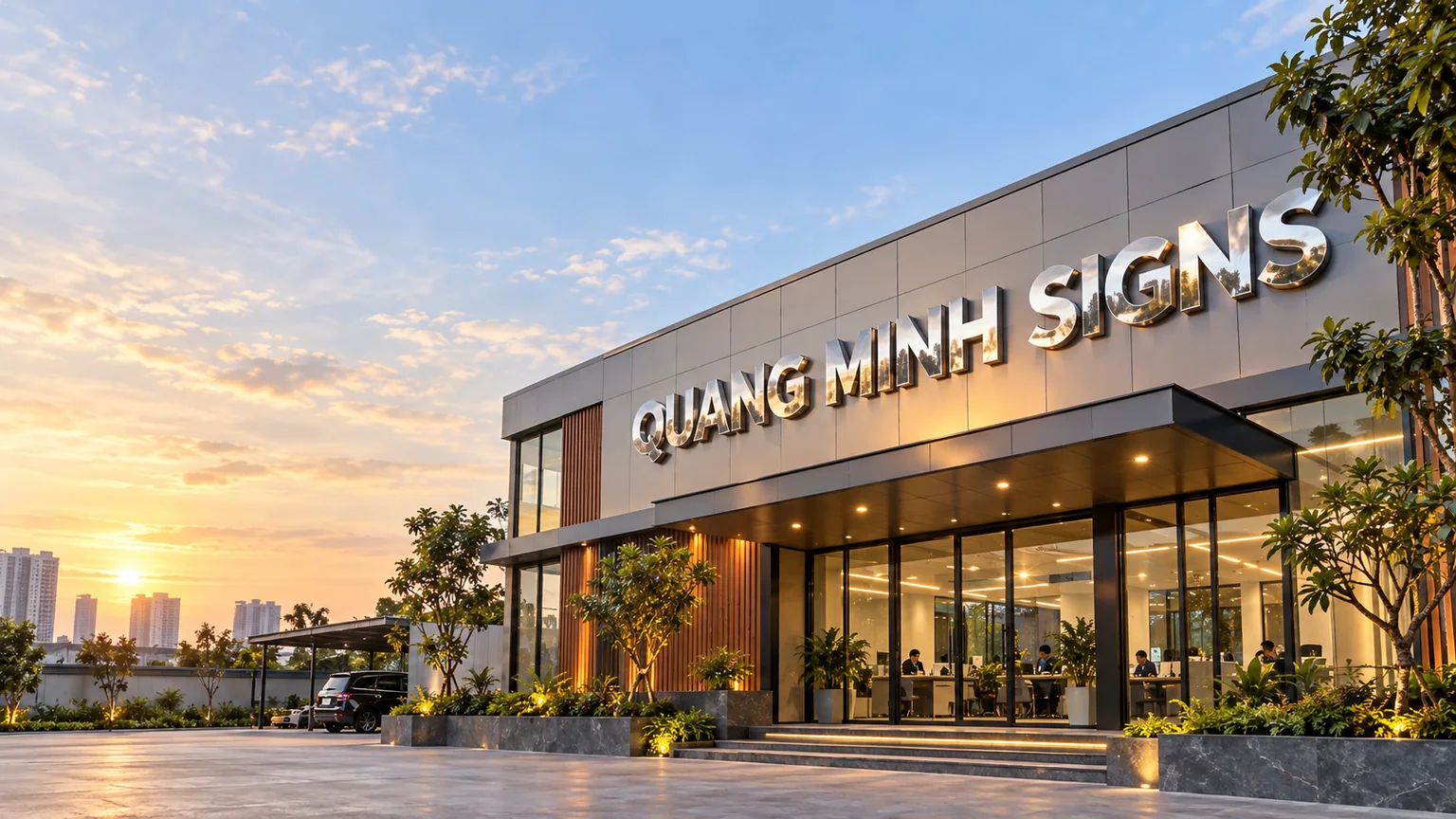 Chữ inox văn phòng