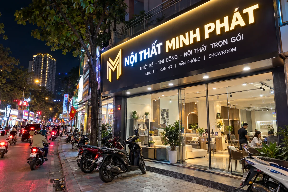 ?n Thiết kế, gia công, lắp đặt biển quảng cáo theo kích thước mặt bằng. Báo giá: Liên hệ Hộp đèn mica Hộp đèn một hoặc hai mặt, phối màu theo nhận diện cửa hàng. Báo giá: Liên hệ